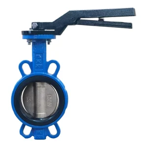 Wafer Butterfly Valve Manual Lever Operated Aluminum Bronze Disc EPDM Seat Low Pressure Normal Temperature Water Control