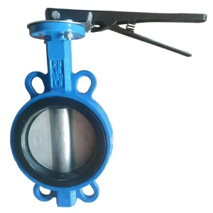 Wafer Butterfly Valve with SS316 Disc Ductile Iron PN16 Resilient Seated Valve for Industrial Control
