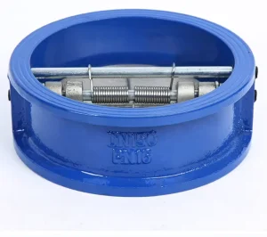 Wafer Disc Check Valves Stainless Steel Cast Iron Hard Soft Seal One way Valves for Water Manual Operation 4 Inch Port Low