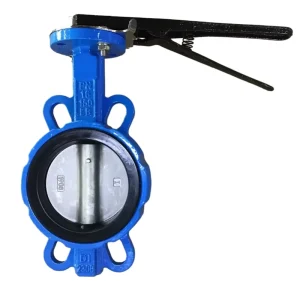 Wafer Type Butterfly Valve DN50-DN300 GGG50 DI SS304 With Hand Lever and Gear Box for Water Control Project