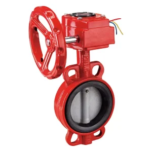 Wafer Type Concentric Butterfly Valve DN100 PN16 EPDM NBR Ductile Iron Corrosion Resistant Potable Water OEM Private Label CE