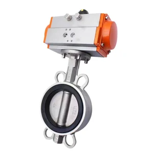 Wafer Type Modulating 4-20mA Cast Iron Body Stainless Steel 304 Disc Electric Actuator Motorized Butterfly Valve