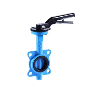 Wafer Type Soft Seal Grooved Butterfly Valve Rubber Seat Excellent Sealing Performance Flow Control Valve Water System