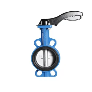 Wafer Type Soft Sealed Butterfly Valve Compact Structure for Pipeline System