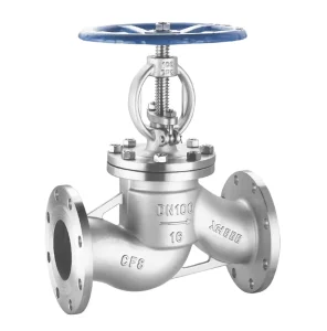 Water Air Control DN32 Stainless Steel Pn16 Flange Pipe Globe Valve Shutoff Valves