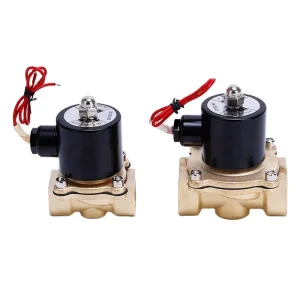 Water Air DC12 24V Normally Closed Type Direct Acting 2W200-20 AC36 110 220 380V Electric Brass Solenoid Valve Pneumatic Parts