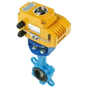 Water Butterfly Valve body material cast iron GGG50 disk material cast iron GGG40 seal EPDM electric actuator operated