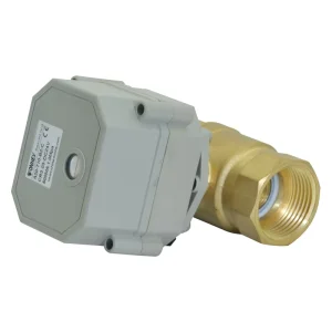 Water Meter Electric Valve DN20 2 way Small Mini 3 4″ Electric Water Valve Electric Ball Valve 12v