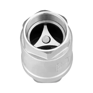 Water Spring Valve One Way Wafer Plate Screw End Stainless Steel Standard Pipe Connecting Water Check Valve