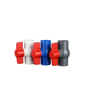 Water Supply Pipe Fittings PVC Flanged Socket Ball Valve Single Handle Double Handle Manual OEM