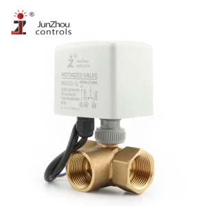 Water Treatment 3Way Ball Valve 1 2” 3 4 Inch 1” Electric Actuator Valves Motorized Flow Control Valve