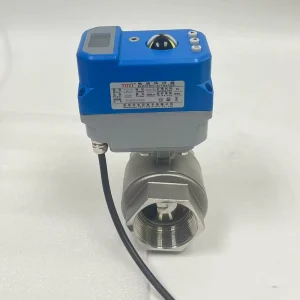 Water Treatment Stainless Steel Ball Valve Electric Actuator 2 Way Valves 4 20mA Modulating Motorized Proportional Valve
