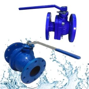 Water Works Ball Valve Ductile Iron PN16 Flanged Lever Manual OEM for District Heating Hot Water Valve