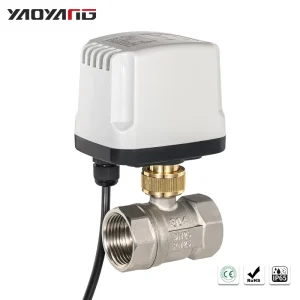 Waterproof Full Bore 304 Stainless Steel 2-Wire AC220V DC12-24V DN20 IP65 Electric Ball Valve OEM CE Certified