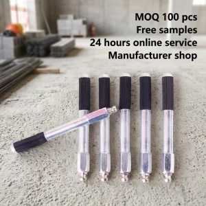Waterproof Quick-Dry Injection Packers 10 x 100 mm B10 Steel Soft Valve Rubber Water Stop Needle for Building Applications