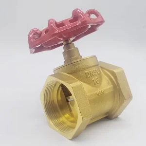 Wear-resistant Brass Body Manual Gate Valve with Inner Thread Special Shut-off Valve for Tap Water Meter Inlet Pipeline DN25