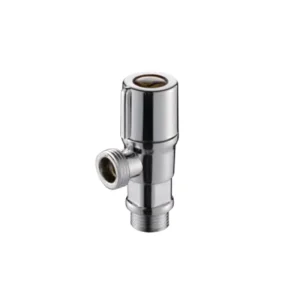 White Two Way Plastic Water Angle Cock Valve Plastic Angle Valve ABS Water Valve