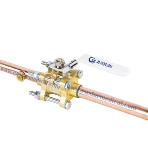 Whosale High Quality Brass Medical Oxygen Gas Isolation Ball Valve Medical Gas Copper Line Ball Valve With Tube