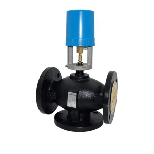 Winvall 220VAC Motorized 2 Way DN65 Ductile Cast Iron Ball Valve Electric ON OFF Control Flange Globe Valve