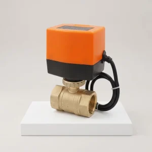 Winvall AC220volt Electric Actuated Brass Valves PN20 Small Motorized 2 Way Ball Valve Actuator Water Flow Valve 50 60Hz