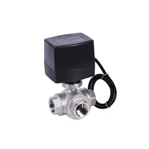 Winvall Drinking Water Electric Actuator SS304 316 Ball Valve 3 Way Motorized Stainless Steel 110VAC 1 2″ 3 4” 1” Valves