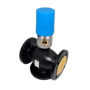 Winvall Flange Valve Proportional Modulating 0~10v Signal Actuator Motorized Control Seat Valves Electric Cast Iron Globe Valve