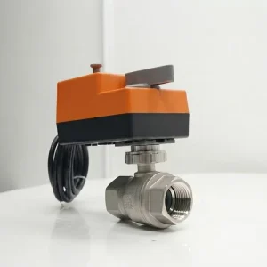 Winvall Motorised Control Ball Valves Electric 2 Way Stainless Steel Valve Two Way Motorized Actuated Water Flow SS Ball Valve
