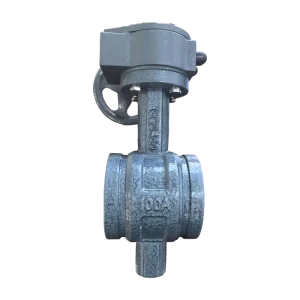 Worm Gear Grooved Fire Butterfly Valve with Hand Lever Ductile Iron Body EPDM Seal Sprinkler Hydrant Systems (DN50-DN2000)