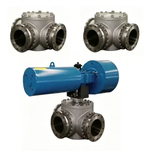 Wuzhong Instrument G2030 Three Way Ball Valve for Pipeline Fluid Diverting Chemical Water Treatment