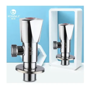 XKY Modern Design Stainless Steel Angle Valve Faucets High Quality Compression Resistance Explosion proof Bathroom 1 Year