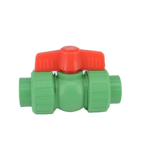 XN173 High Temperature PPR Ball Valve Iron Brass Core Iron Handle Threaded Connection 20-63mm Port Size Hydraulic Safety