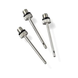 XY QZ 2C Copper Alloy Inflating Needle for Ball Pump with French Presta Valves Silver Color for All Air Balls