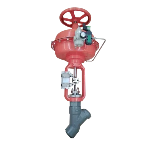 Y Pattern Diaphragm Steam Manual Pneumatic Actuated Control API Stainless Steel Globe Valve