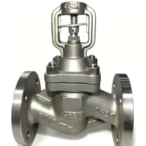 Y Pattern Globe Valve 316L 304 CF8M CF3M Duplex 2205 2507 2″ 4″ 6″ 8″ 10″ DN50 DN100 DN150 DN200 DN250 Class 150 Flanged RF