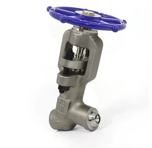 Y-Pattern Globe Valve J65Y-4500LB for High-Temperature and High-Pressure Piping