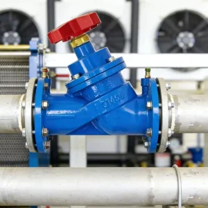 Y Type Digital Lock Balancing Valve PN16 Ductile Iron GGG50 Flanged Manual Flow Control SP45F ANSI BS DIN Municipal Water