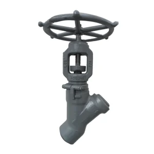 Y Type Forged Y Globe Valve High Temperature Manual Control Base