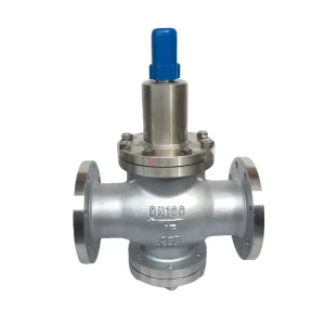 Y42X Stainless Steel ANSI 150 lb JIS 10K PN16-PN64 304 316 WCB Piston-Type Flanged Pressure Reducing Relief Valve