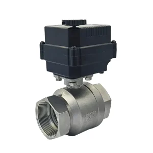 YAOYANG Stainless Steel 304 Electric Motorized Ball Valve with Manual Override 2 Way Actuated AC220V DC24V DN50 Water OEM