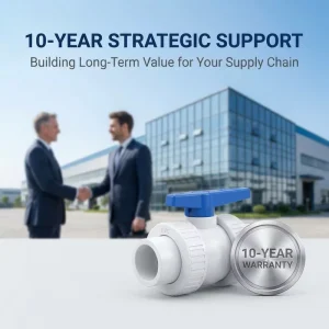 YINGSHI PVC Double Union Ball Valve for Water Manual Operation OEM/ODM Factory Supply NPT Connection NSF Approved