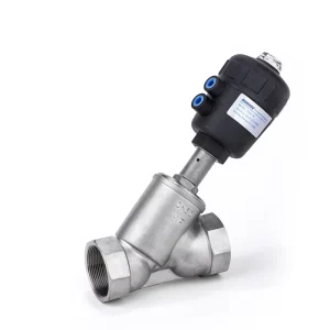 YJZF-15-20-25-32 Series Angle Seat Valves with Plastic Actuator Head Stainless Steel Body