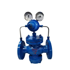 YK43X-16C Wafer-Type Pilot Piston Air Pressure Reducing Valve Cast Steel Room Temperature for Petroleum Application