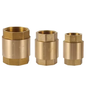 YOUYI Manual Female Brass In Line Spring Check Valve One Way Non Return 18 Month Warranty for Agriculture Water