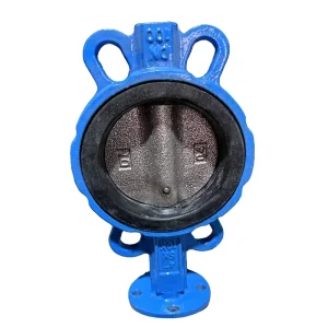 YX DN100 Handle Wafer Butterfly Valve for Construction Machinery 1 Year Warranty Parts