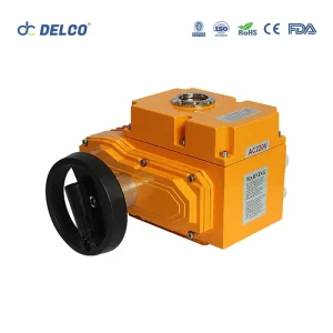 Yellow Explosion-Proof Electric Actuator for Hazardous Environments