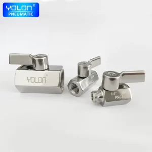 Yolon ART Carbon Steel Ball Valve EPDM Sealing Manual Operated Thread Connection 1/4″-1″ Port Size Water Application