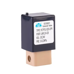 Yongchuang YCFP51 PTFE Anti corrosive Miniature Chemical Resistant Isolation Solenoid Valve for Acid and Alkali High Temperature