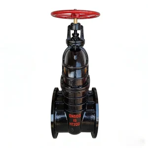 Z45T Hard sealed Gate Valve Cast Iron Sand Casting Concealed Valve stem Gate Valve Handwheel Double Flange Cast Iron Gate Valve