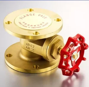 Z45W-16T Brass Flanged Gate Valve Manual Shutoff Valve for Water & Neutral Fluid Pipelines