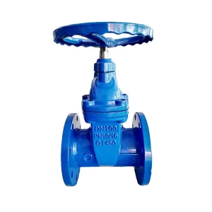 Z45X 16 DIN BS DN50 DN1200 Resilient Seat Sluice Soft Sealing Gate Valve with Ductile Iron Flanged Electric Manual for Water